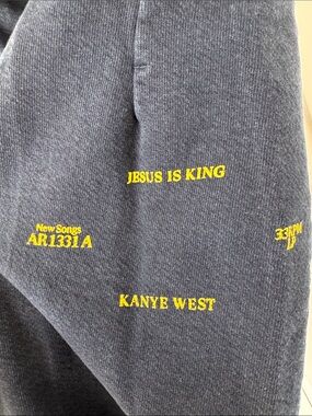 Kanye West 'Jesus Is King' Navy Sweatpants
